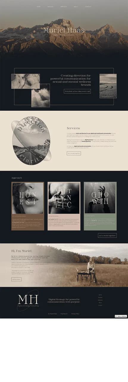 Muniel — Webflow site by Anil Pervaiz